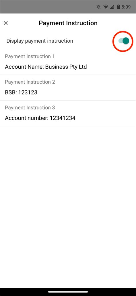 How To Add Bank Payment Details To Invoices Bookipi Mobile App