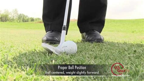 Golf Video Lesson Improve Chipping With Better Ball Position Youtube