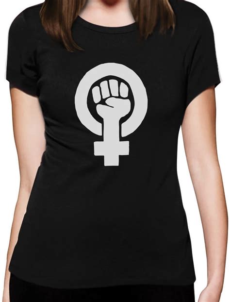 Fashion Protest Support Feminism Feminist Symbol Women T Shirt Equal Rights Casual Short