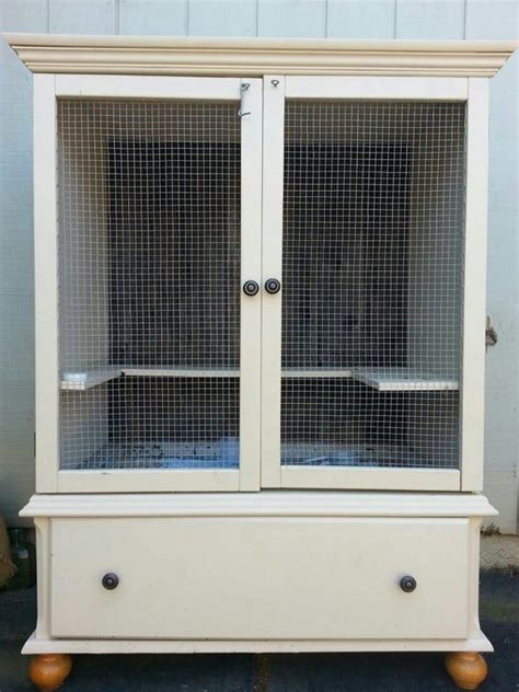 Rabbit Hutch Ideas Made From Repurposed Furniture The Owner Builder