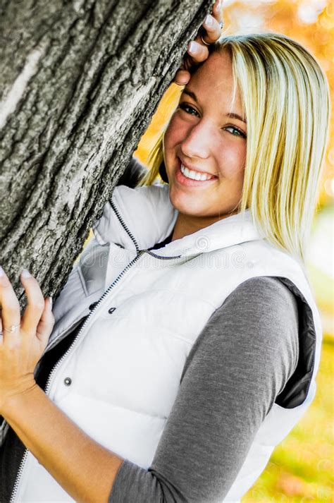 Pretty Teen Girl With Blonde Hair Stock Image Image Of Blonde Person