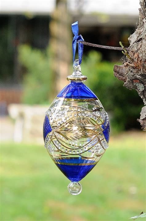 Wonderful Egyptian Blown Glass Ornament Clear Etsy Australia