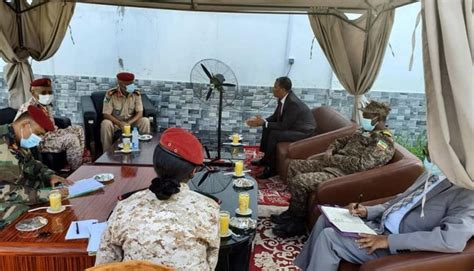 Ambassador Birhanu Confers With Djiboutian Chief Of Army