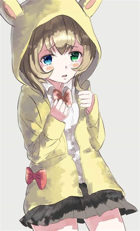 Cute Anime Girl Pikachu