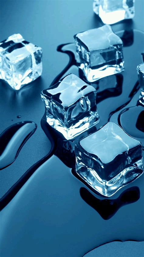 Ice Cubes Water Hd Phone Wallpaper Peakpx