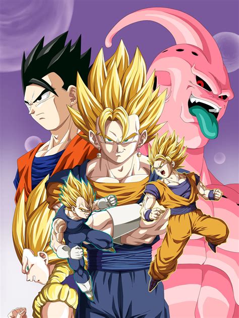 Saga Buu Personajes De Dragon Ball Personajes De Goku