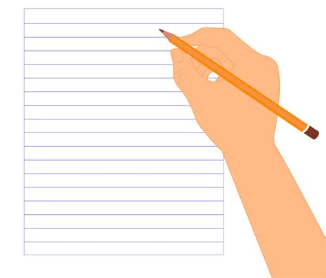 Writing On Paper Clipart Png Images Clipart World