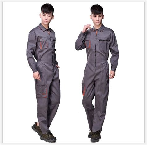 Work Overalls Men Women Protective Coverall Repairman Strap Jumpsuits