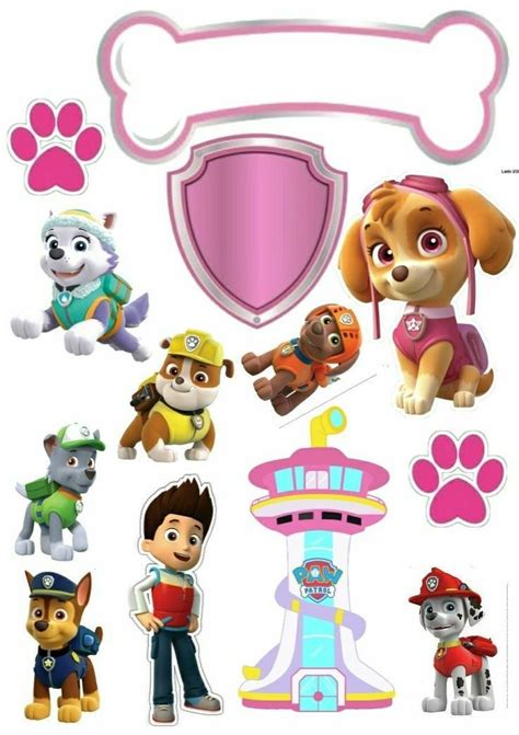 Topo De Bolo Patrulha Canina Paw Patrol Birthday Theme Paw Patrol