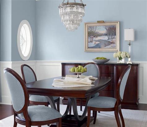 Color Of The Month February 2015 Dusk Blue Blue Dining Room Walls