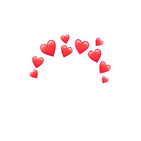 Red Heart Heartcrown Crown Emoji Iphone Random
