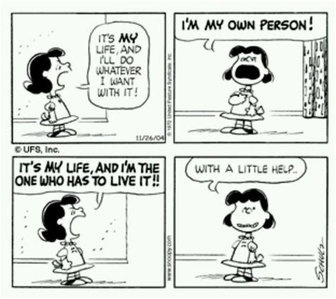 Peanuts Comic Strip Lucy