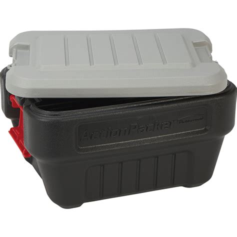 These are extremely durable and long lasting. Rubbermaid Action Packer Heavy-Duty Storage Container — 24 ...
