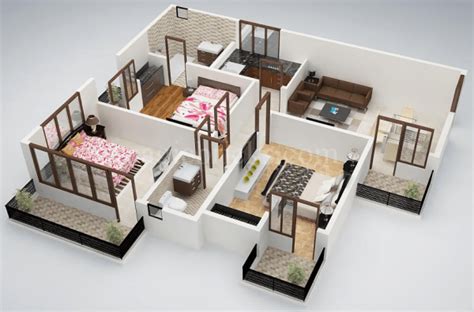 风格各异、精致完备的三居室户型装修3d布局效果图 搜狐大视野 搜狐新闻