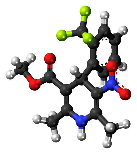 Bay K8644 Molecule Model Calcium Png Picpng