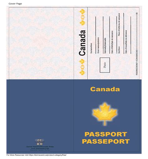 Pretend Passport Printables Northwoods Press