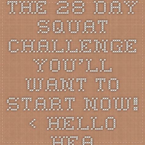 the 28 day squat plan you ll want to start now myfitnesspal squats squat challenge just do it