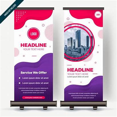 Banner Roll Gradient Colorfull Inspiration Vector Infographic