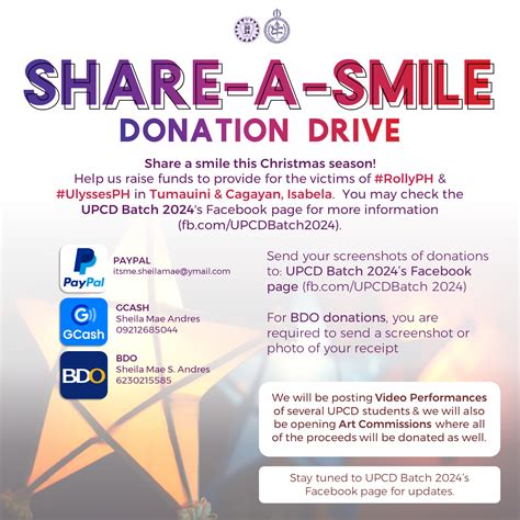 “share A Smile” Christmas Donation Drive