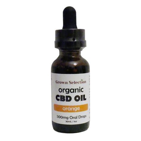 Orange Flavor Cbd Tincture Broad Spectrum Hemp Oil 1000mg 34mgml