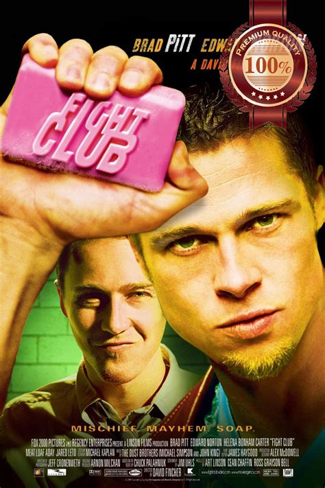 Fight Club Official Film Movie Original Cinema Print Premium Poster