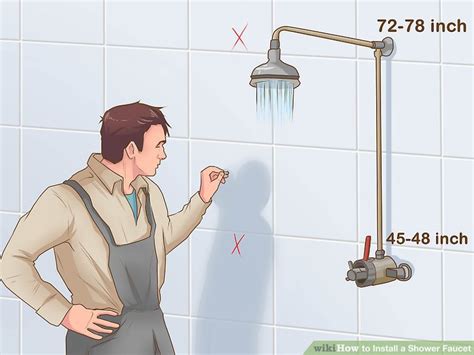Installing a shower and tub faucet is not as straightforward as installing a faucet on a sink. How to Install a Shower Faucet (with Pictures) - wikiHow