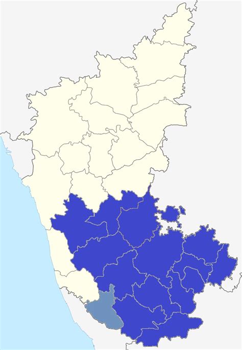 Karnataka is a state in the south western region of india. South Karnataka - Wikipedia