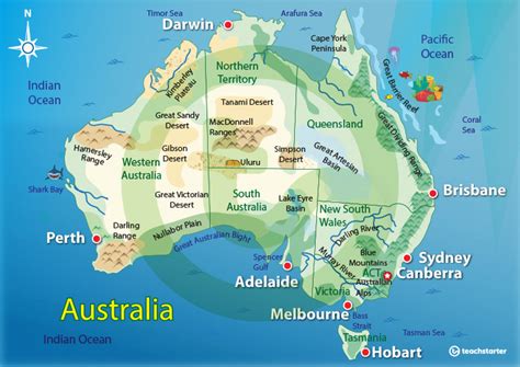 Australian Landform Map