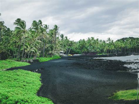 Punaluu Black Sand Beach Kona Must See And How To Find In Hawaii