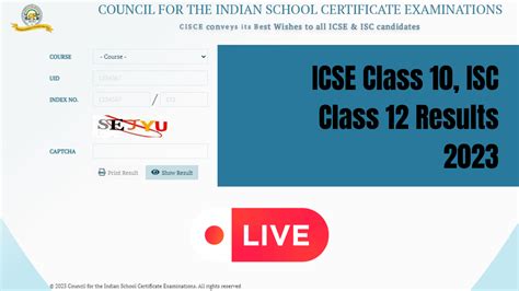 Cisce Org ISC Th Result Direct Link Out At Results Cisce Org CISCE Class