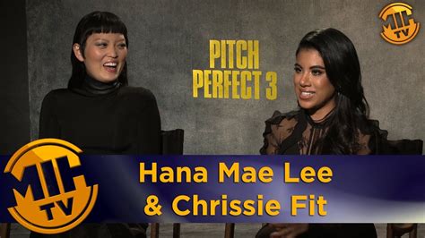 Hana Mae Lee Chrissie Fit Pitch Perfect Interview Youtube