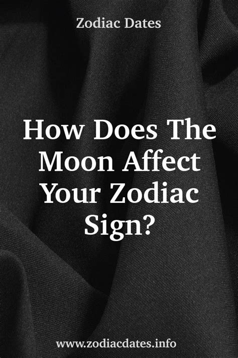How Does The Moon Affect Your Zodiac Sign Zodiac Numerology Womenhoroscope Zodiacknowledge