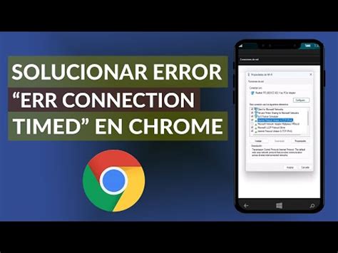 C Mo Solucionar El Error Err Connection Timed Out En Chrome Soluci N Definitiva Ejemplo