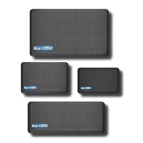 Cloud Gel Anti Fatigue Mats Blue Black And Tan Taupe Cutting