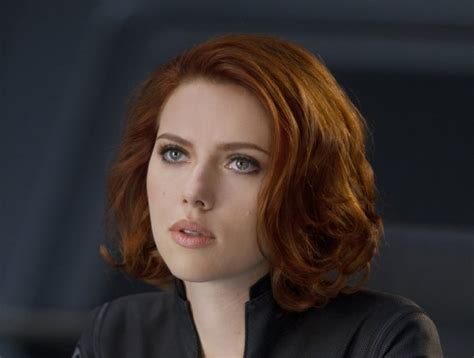 Scarlett Johansson Black Widow Hair