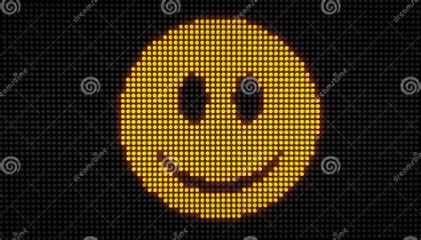 Emoticon Smile Led Stock Illustration Illustration Of Satisfaction