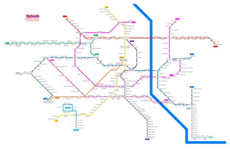 Delhi Metro Route Map