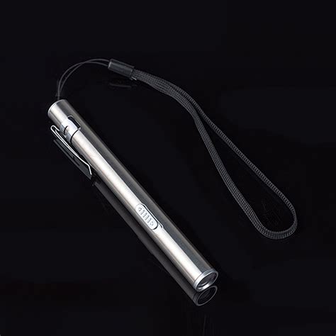 Usb Mini Rechargeable Flashlight Stainless Steel Strong Light Led