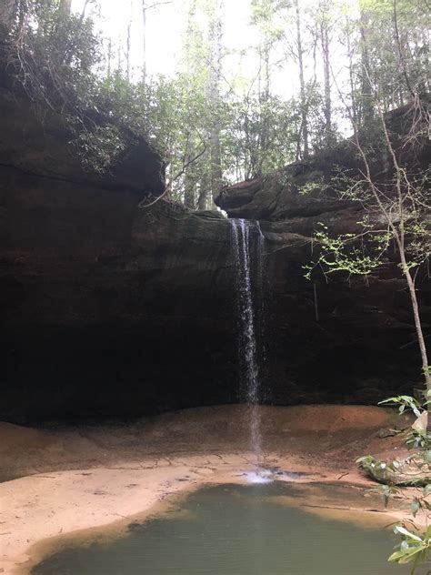 Waterfall On Copperas Trail Red River Gorge Ky Usa Rain On Day One