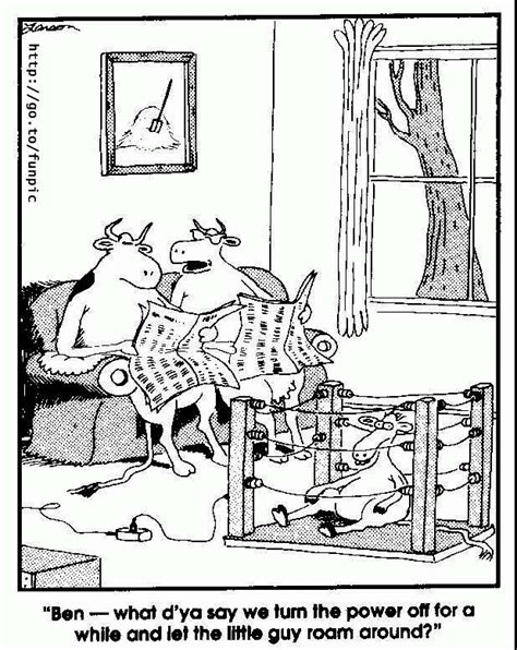 The Far Side Gary Larson So Why The Cow