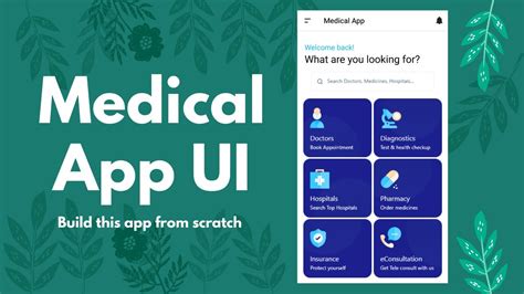 Medical App Ui Build Apps From Scratch Android Tutorial 98 Youtube