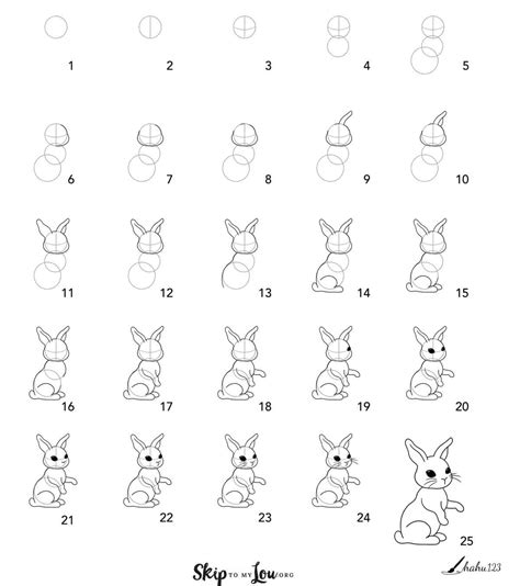 How To Draw A Bunny Skip To My Lou