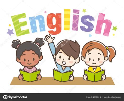 Illustration Of Children Taking English Class Stock Illustration By