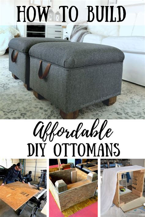 Affordable Diy Ottomans Diy Ottoman Diy Storage Ottoman Diy