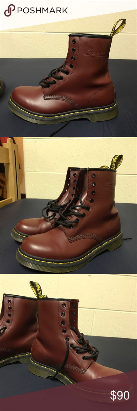 Since buying a shoe that you can't fit your foot into is pointless, most. Red 1460 Doc Martens (10 US Women) (With images) | Doc ...