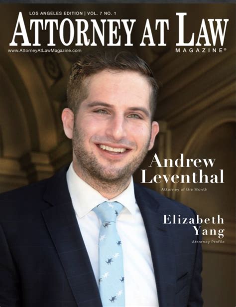 Attorney At Law Magazine Cover Story The Leventhal Firm