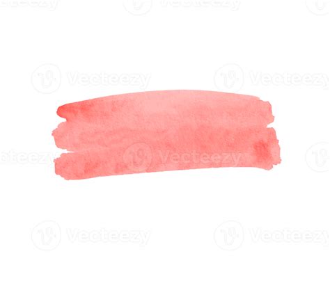 Pink Red Pastel Feminine Color Paint Brush Strokes 17259358 Png