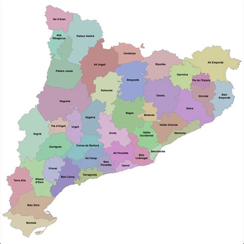 Mapa De Catalunya Más De 100 Imágenes Para Descargar E Imprimir