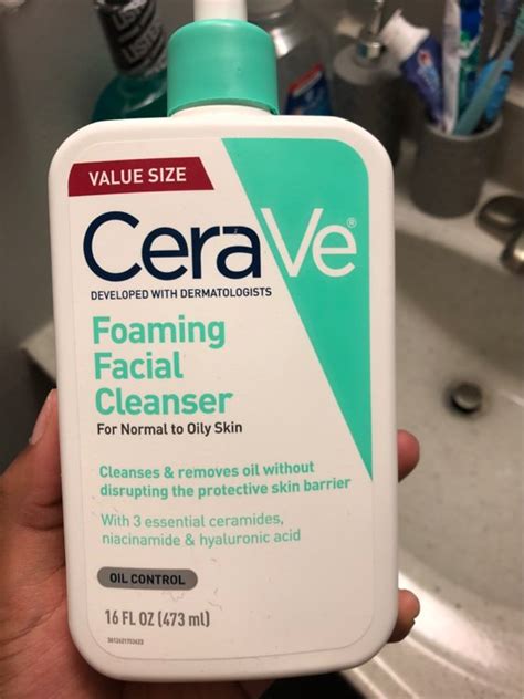 Cerave Foaming Facial Cleanser For Normal To Oily Skin 473 Ml