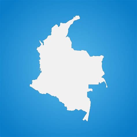 Premium Vector Highly Detailed Colombia Map With Borders Isolated On